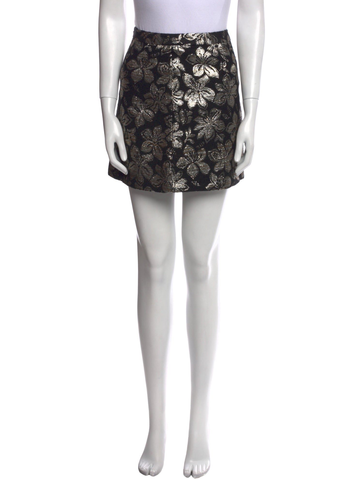 Alice + Olivia Floral Print Mini Skirt