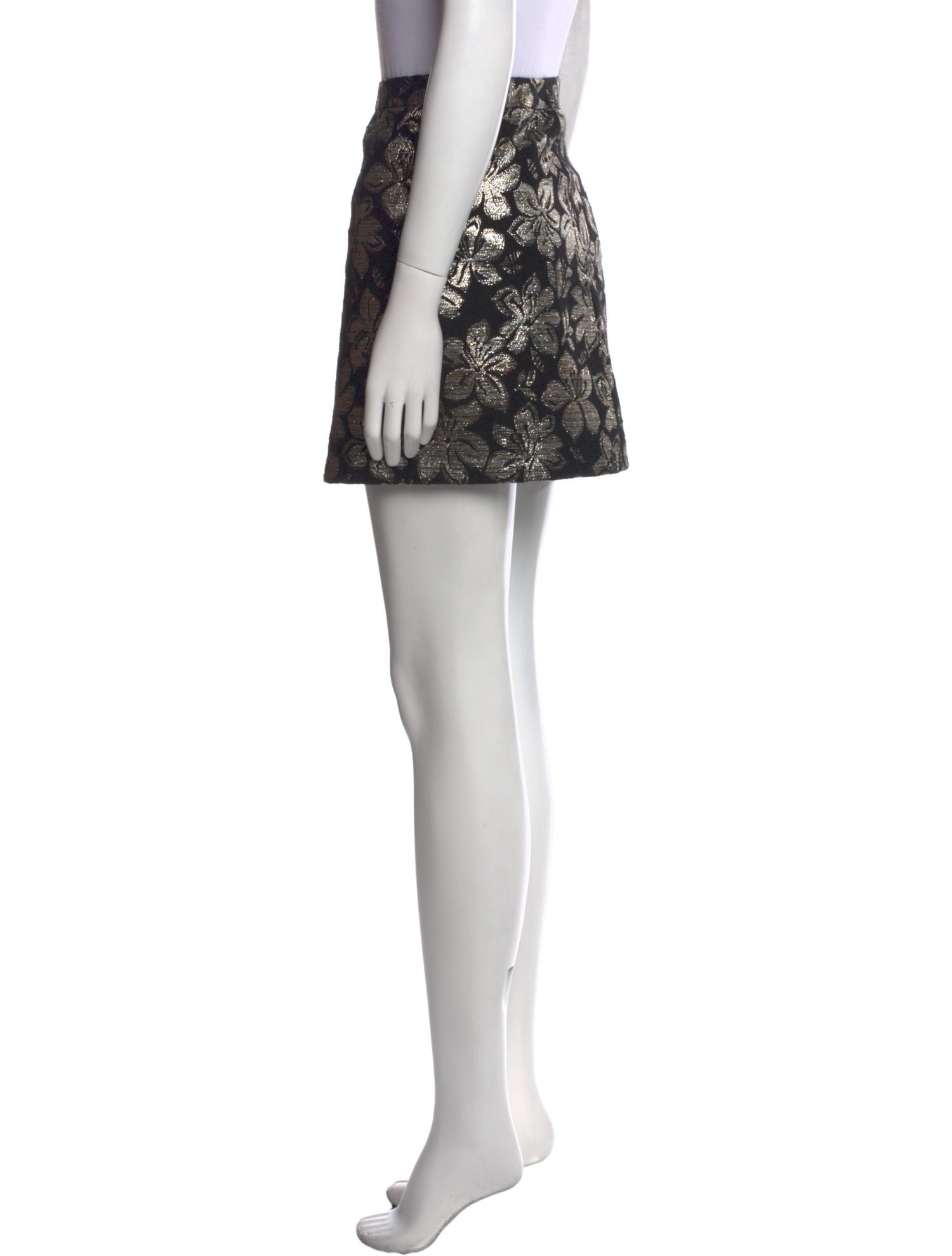 Alice + Olivia Floral Print Mini Skirt