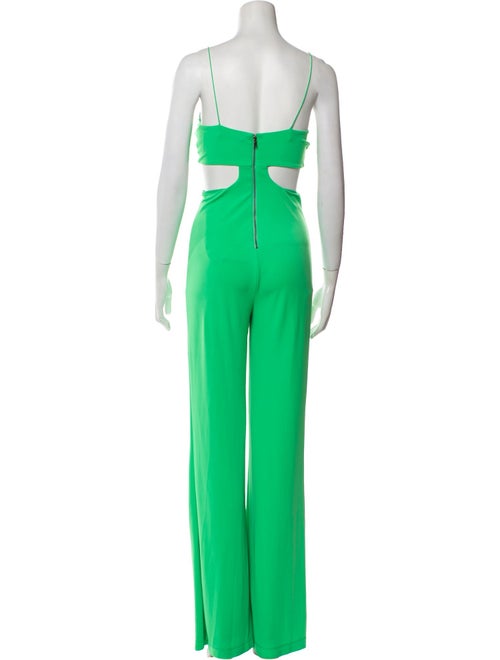Alice + Olivia Plunge Neckline Jumpsuit