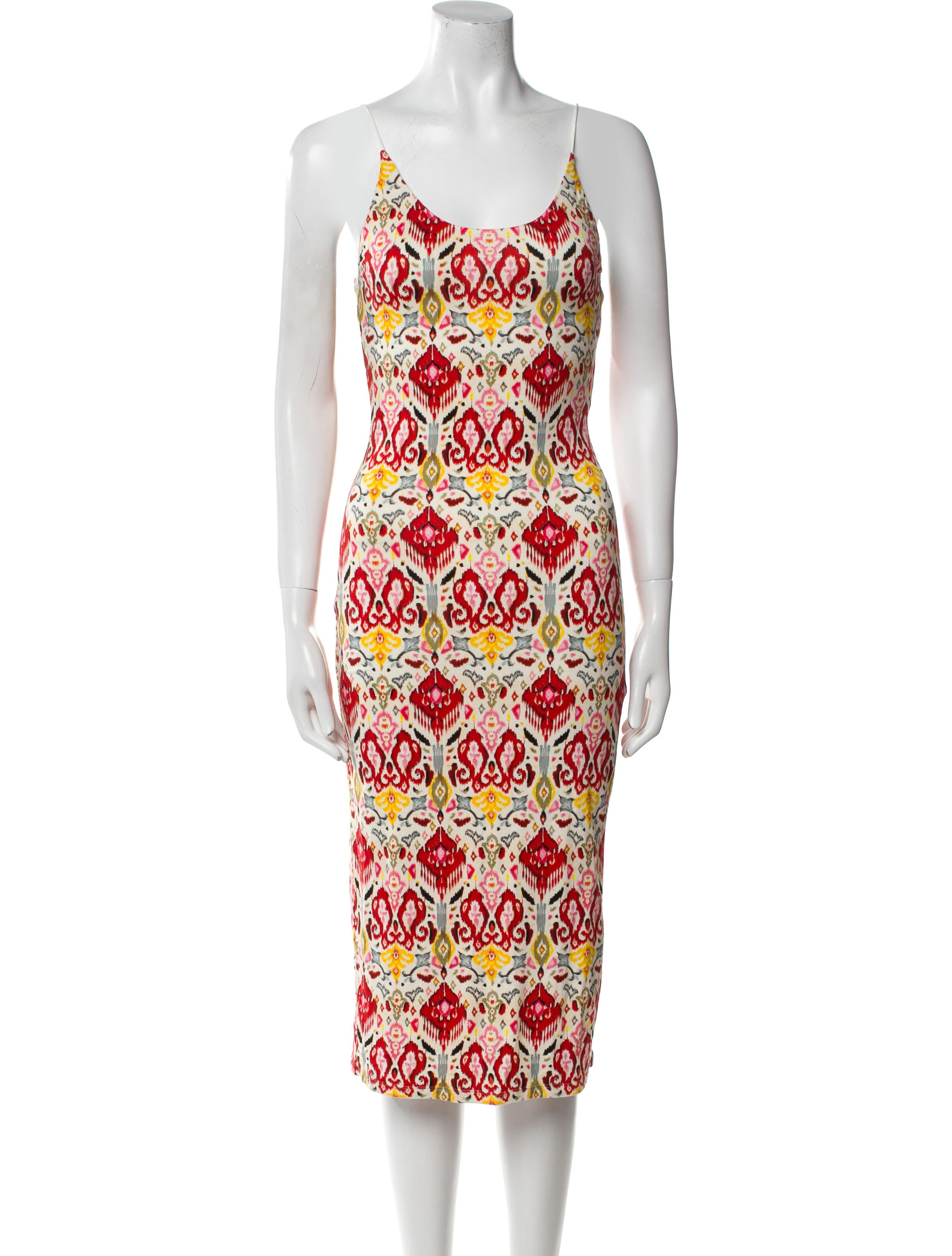Alice + Olivia Printed Midi Length Dress