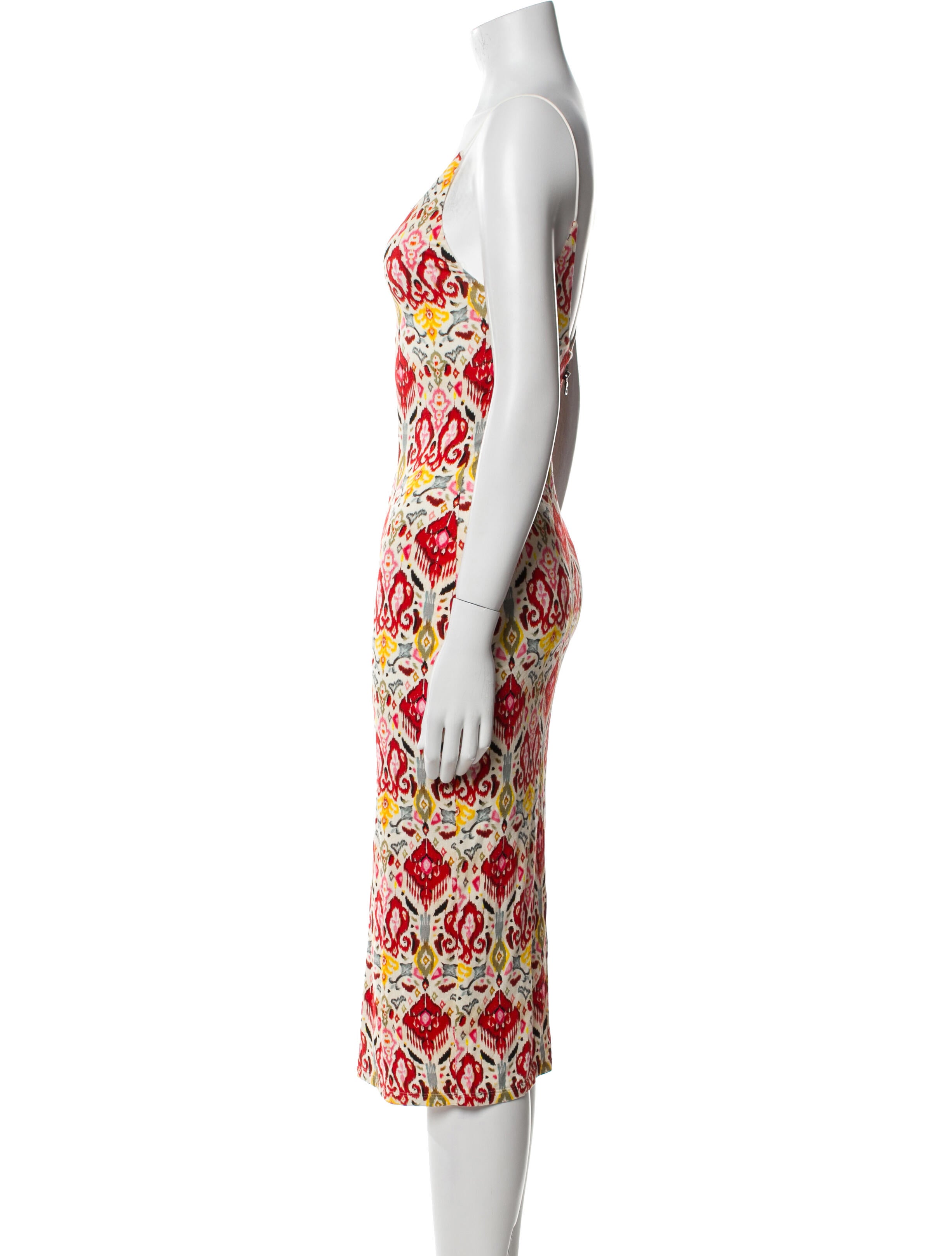 Alice + Olivia Printed Midi Length Dress