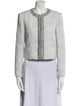 Alice + Olivia Tweed Pattern Evening Jacket