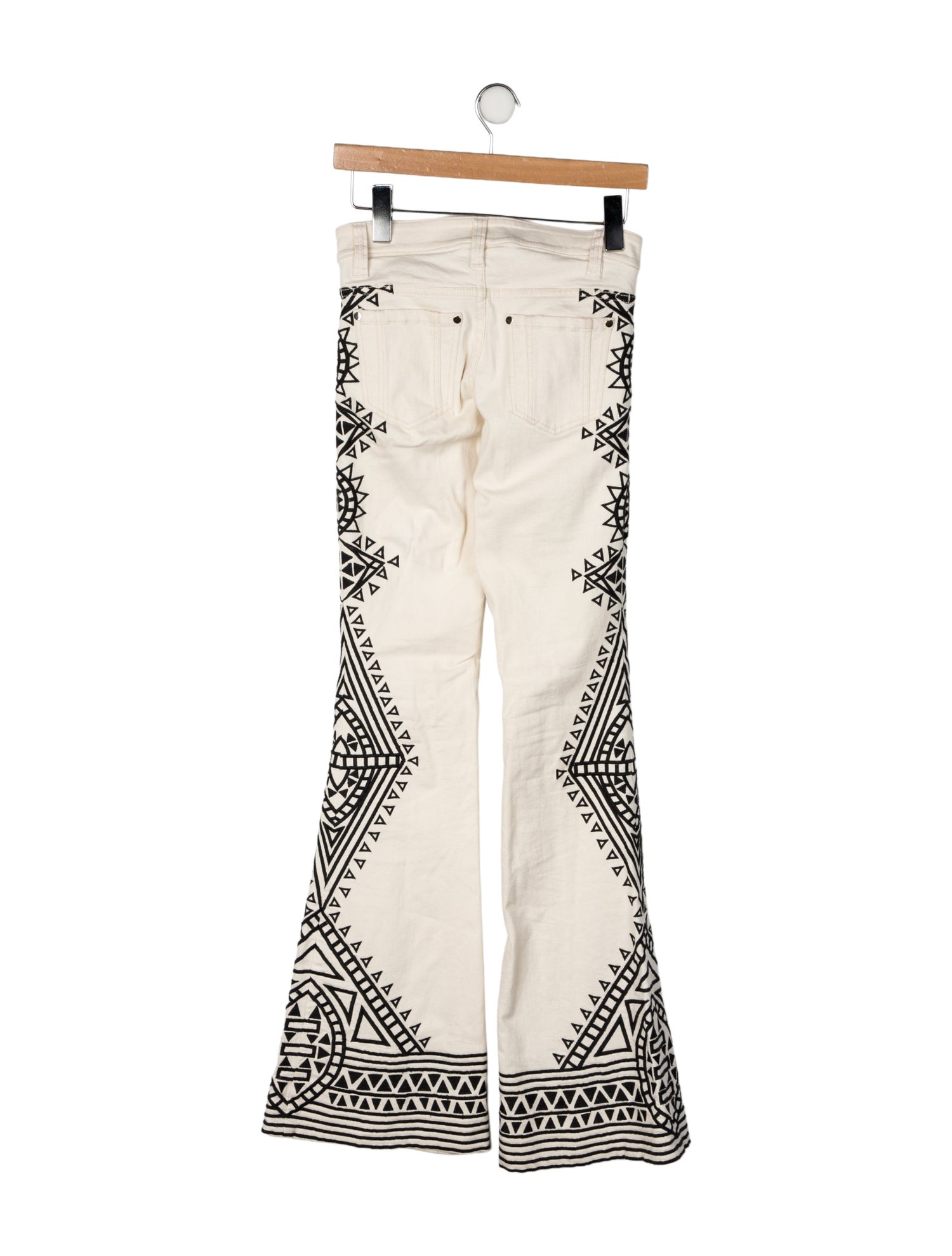 Alice + Olivia Mid-Rise Wide Leg Jeans