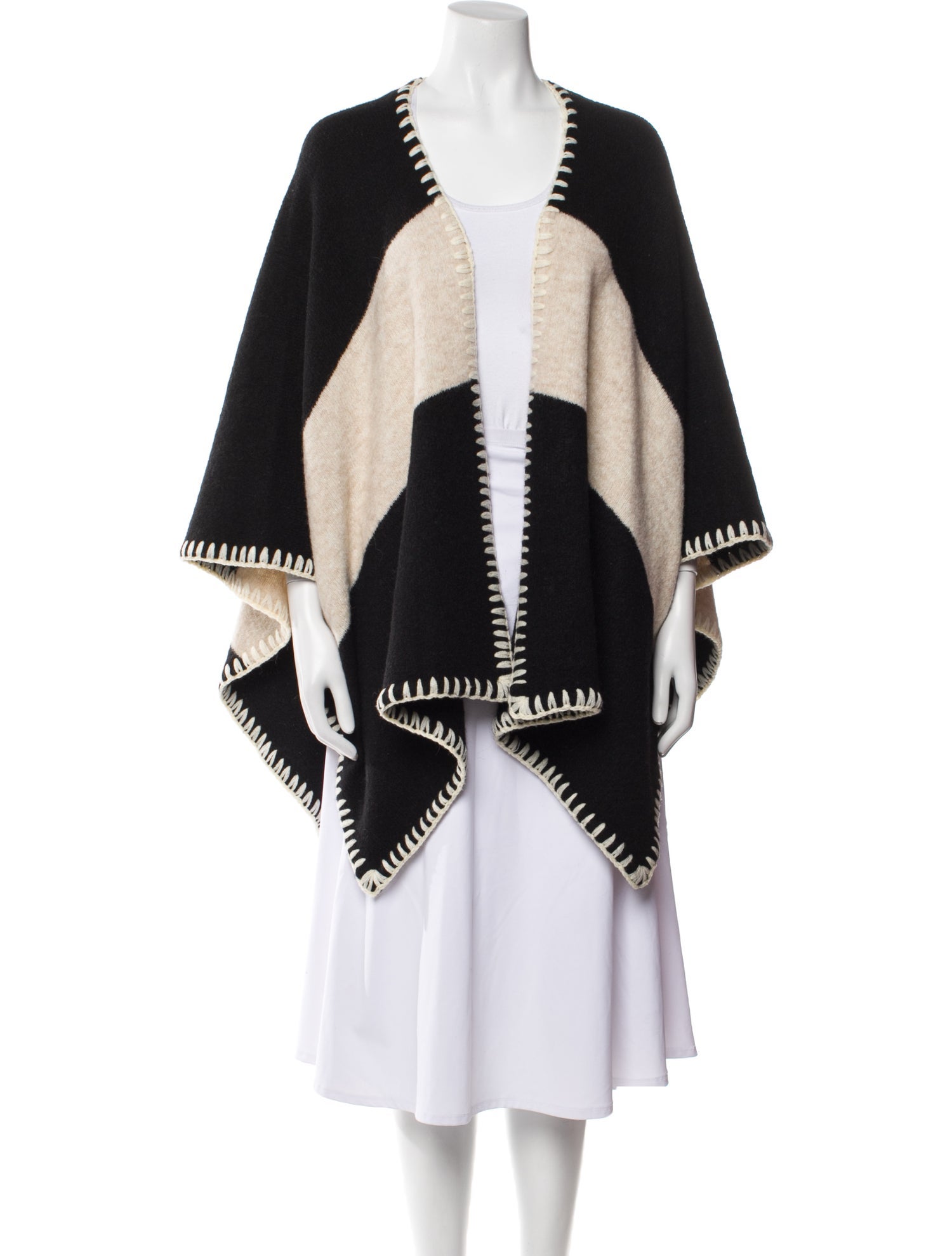 Alice + Olivia Nylon Colorblock Pattern Sweater