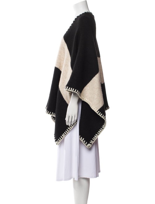 Alice + Olivia Nylon Colorblock Pattern Sweater