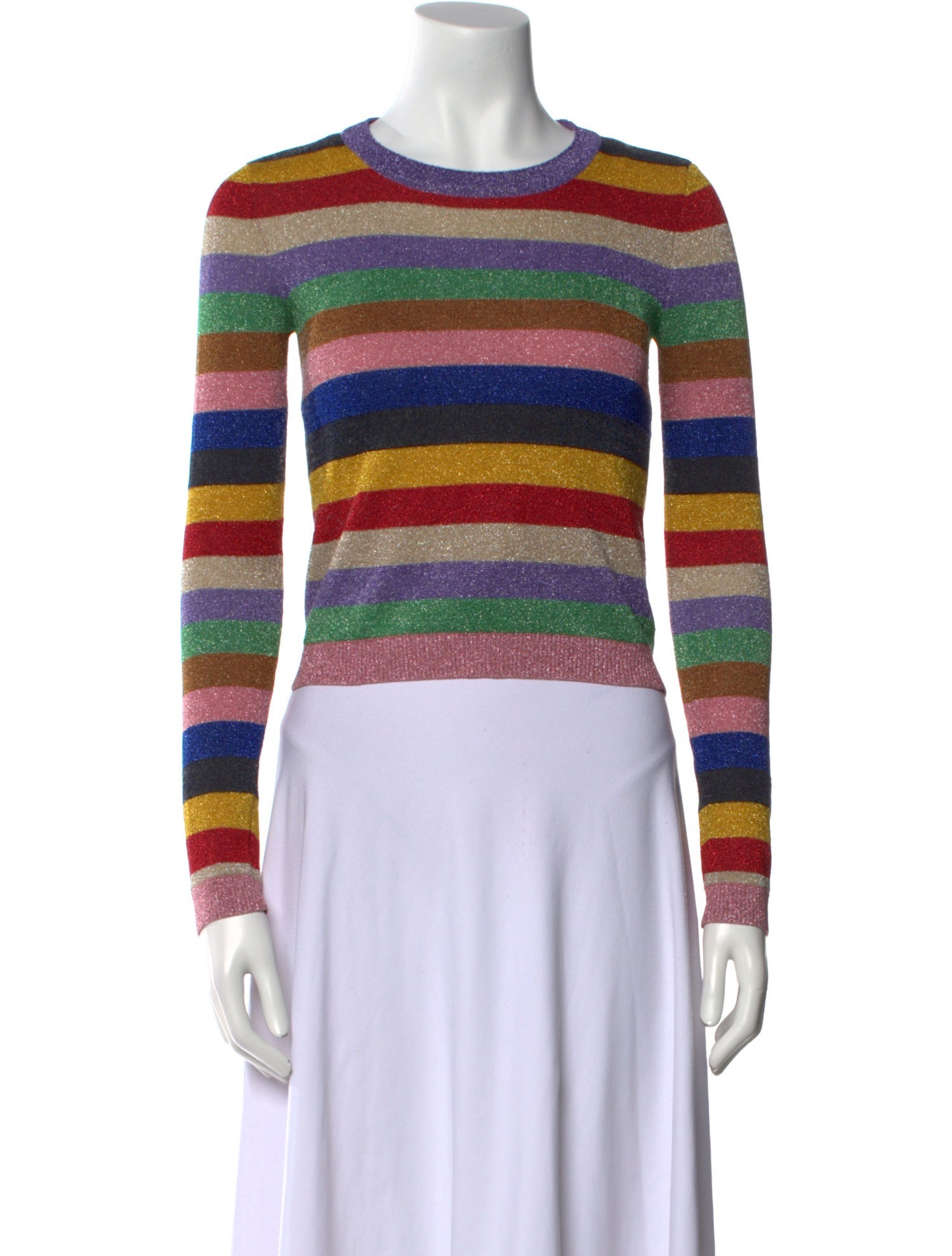 Alice + Olivia Wool Striped Sweater