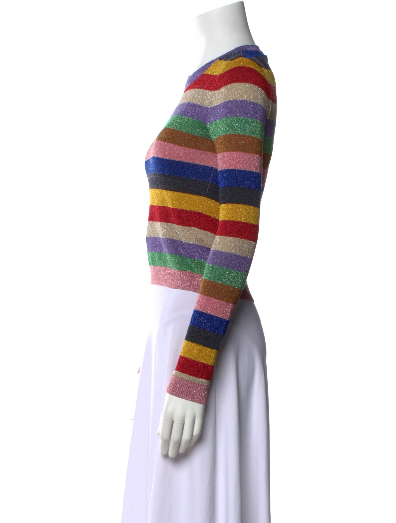 Alice + Olivia Wool Striped Sweater