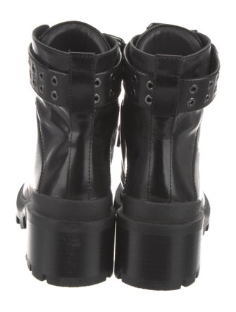 Alice + Olivia Patent Leather Combat Boots