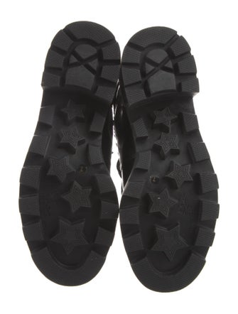 Alice + Olivia Patent Leather Combat Boots