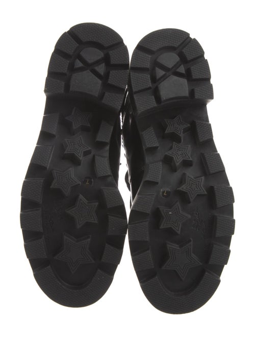 Alice + Olivia Patent Leather Combat Boots