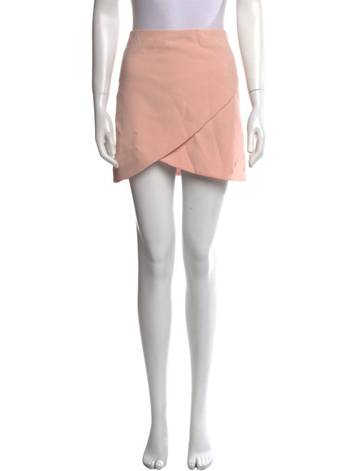 Alice + Olivia Pleated Accents Mini Skirt