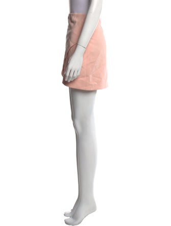 Alice + Olivia Pleated Accents Mini Skirt