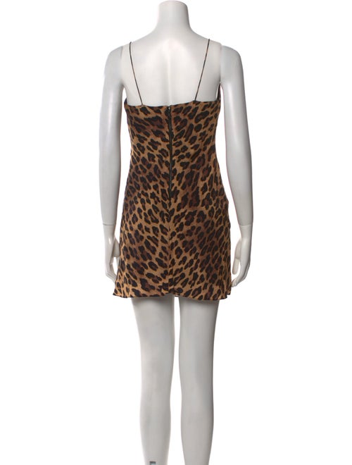 Alice + Olivia Animal Print Mini Dress