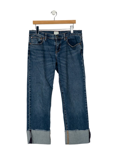 Alice + Olivia High-Rise Straight Leg Jeans