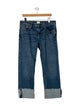 Alice + Olivia High-Rise Straight Leg Jeans