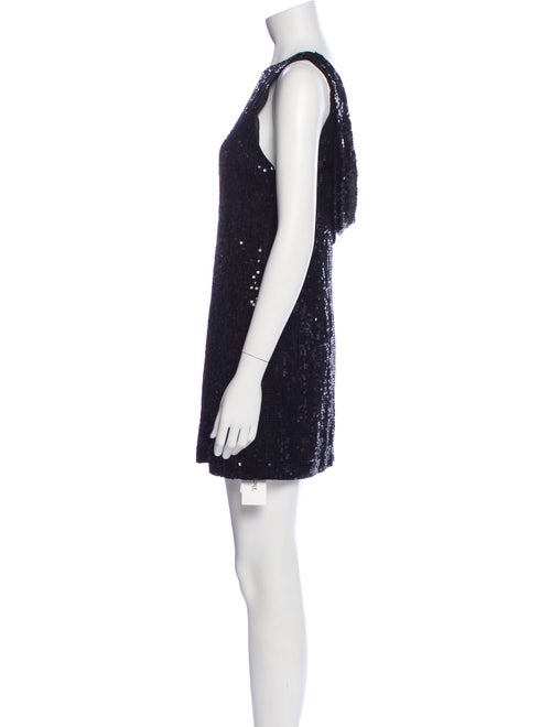 Alice + Olivia Bateau Neckline Mini Dress