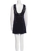 Alice + Olivia Bateau Neckline Mini Dress