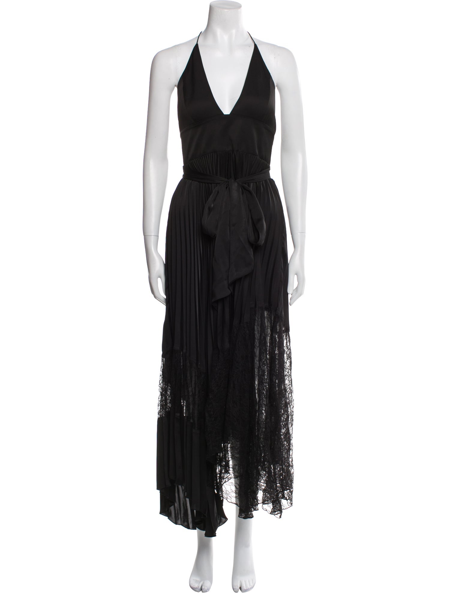 Alice + Olivia Halterneck Long Dress