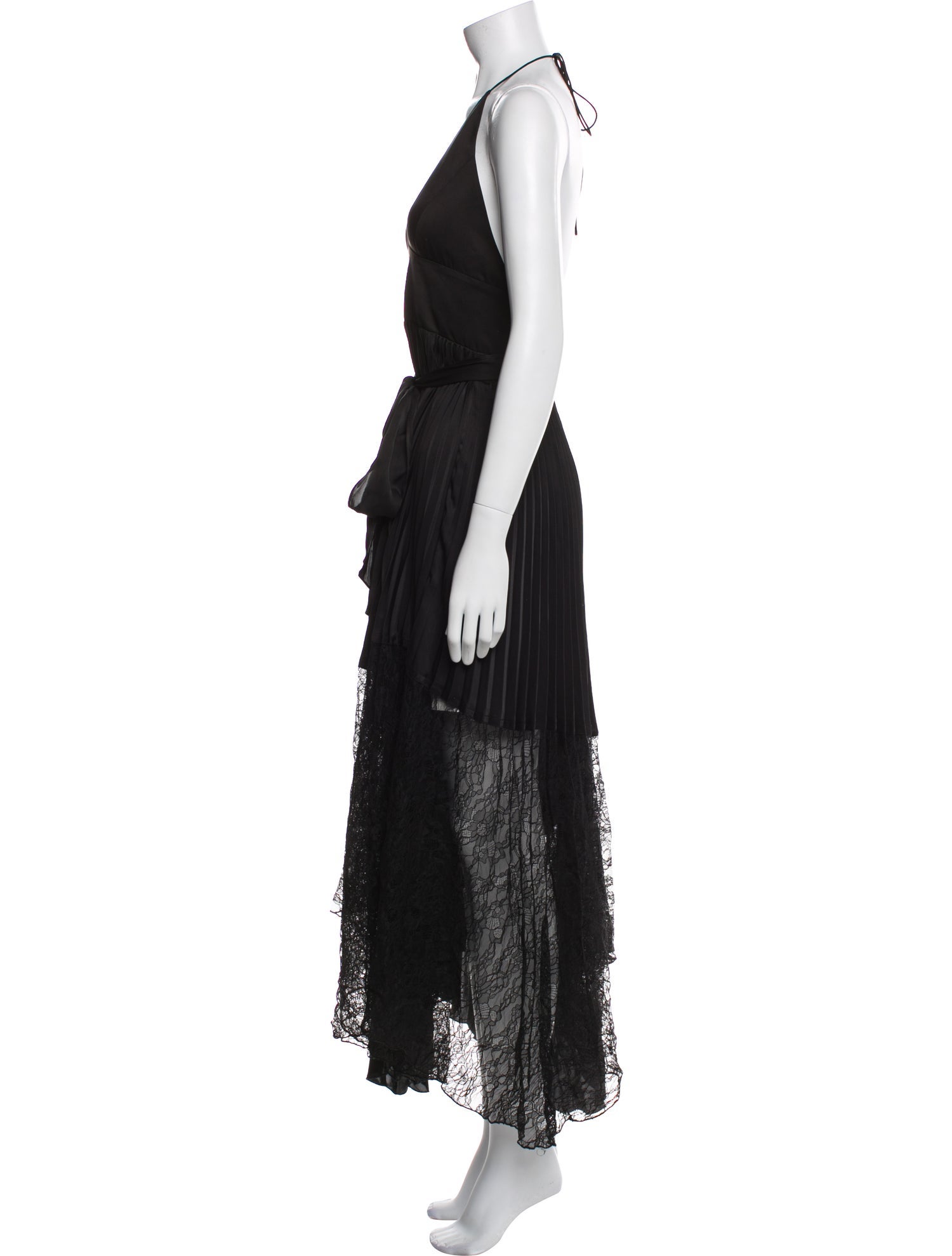 Alice + Olivia Halterneck Long Dress