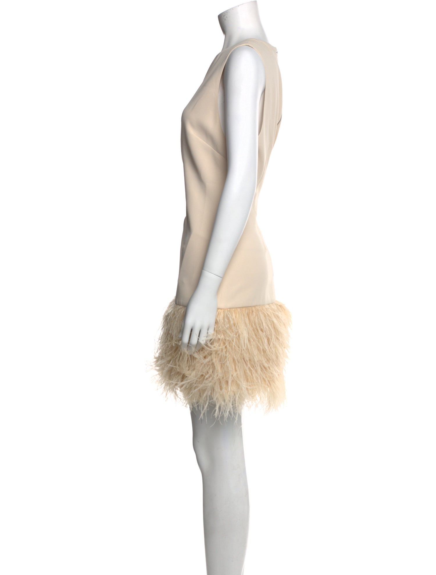 Alice + Olivia Bateau Neckline Mini Dress