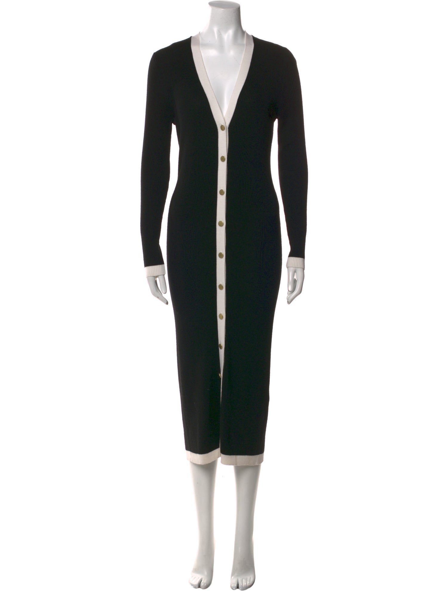 Alice + Olivia V-Neck Midi Length Dress w/ Tags