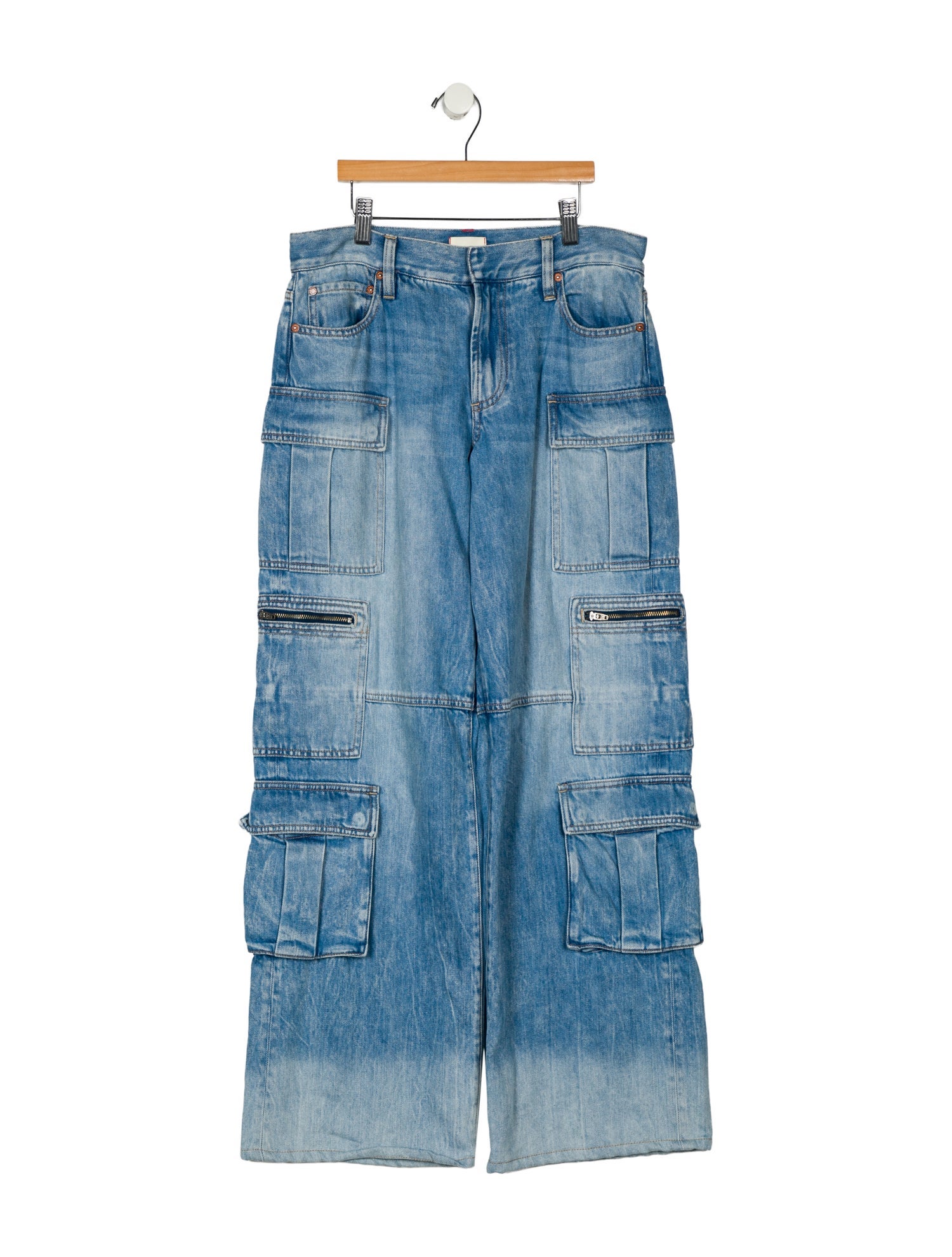 Alice + Olivia Mid-Rise Wide Leg Jeans