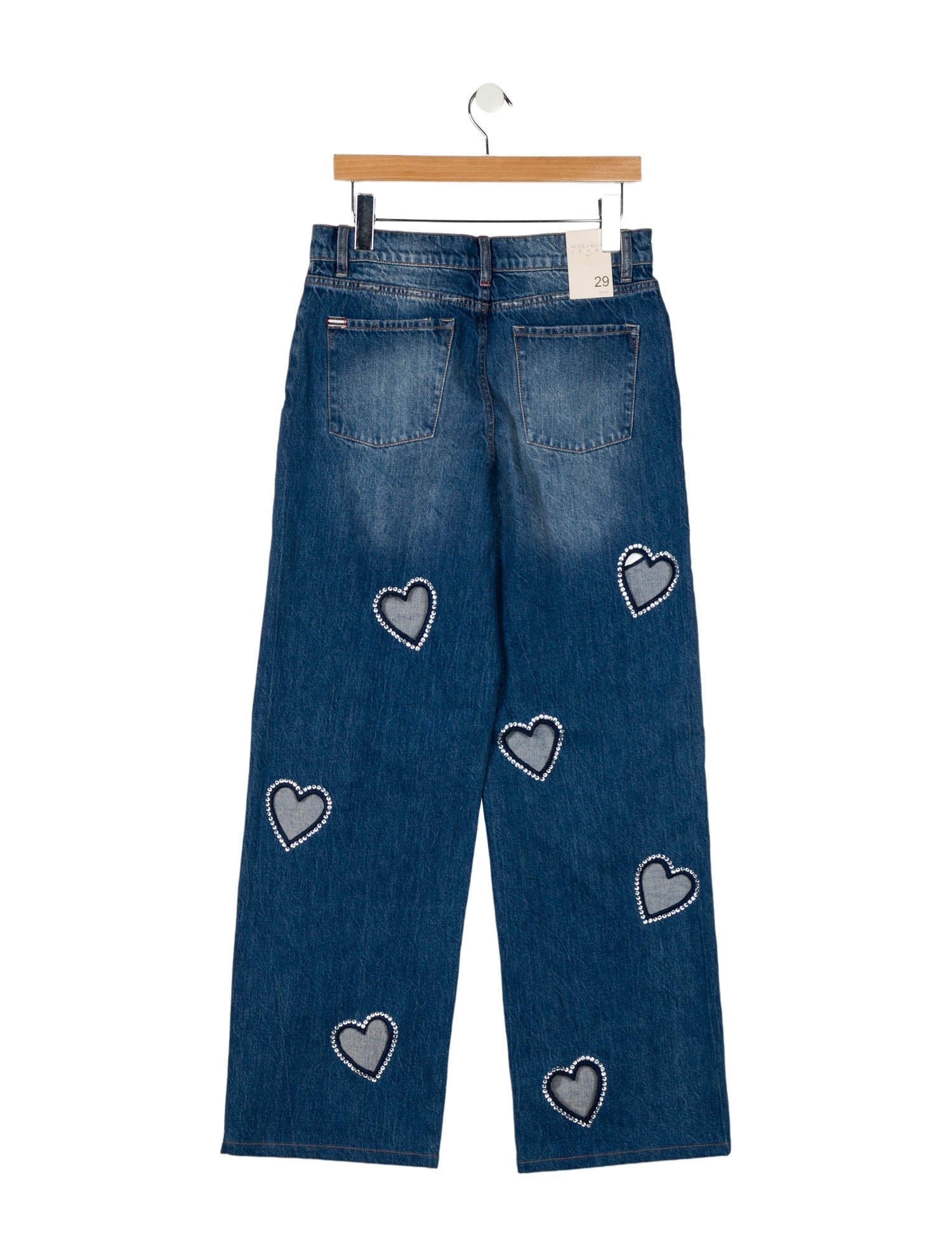 Alice + Olivia Mid-Rise Wide Leg Jeans w/ Tags