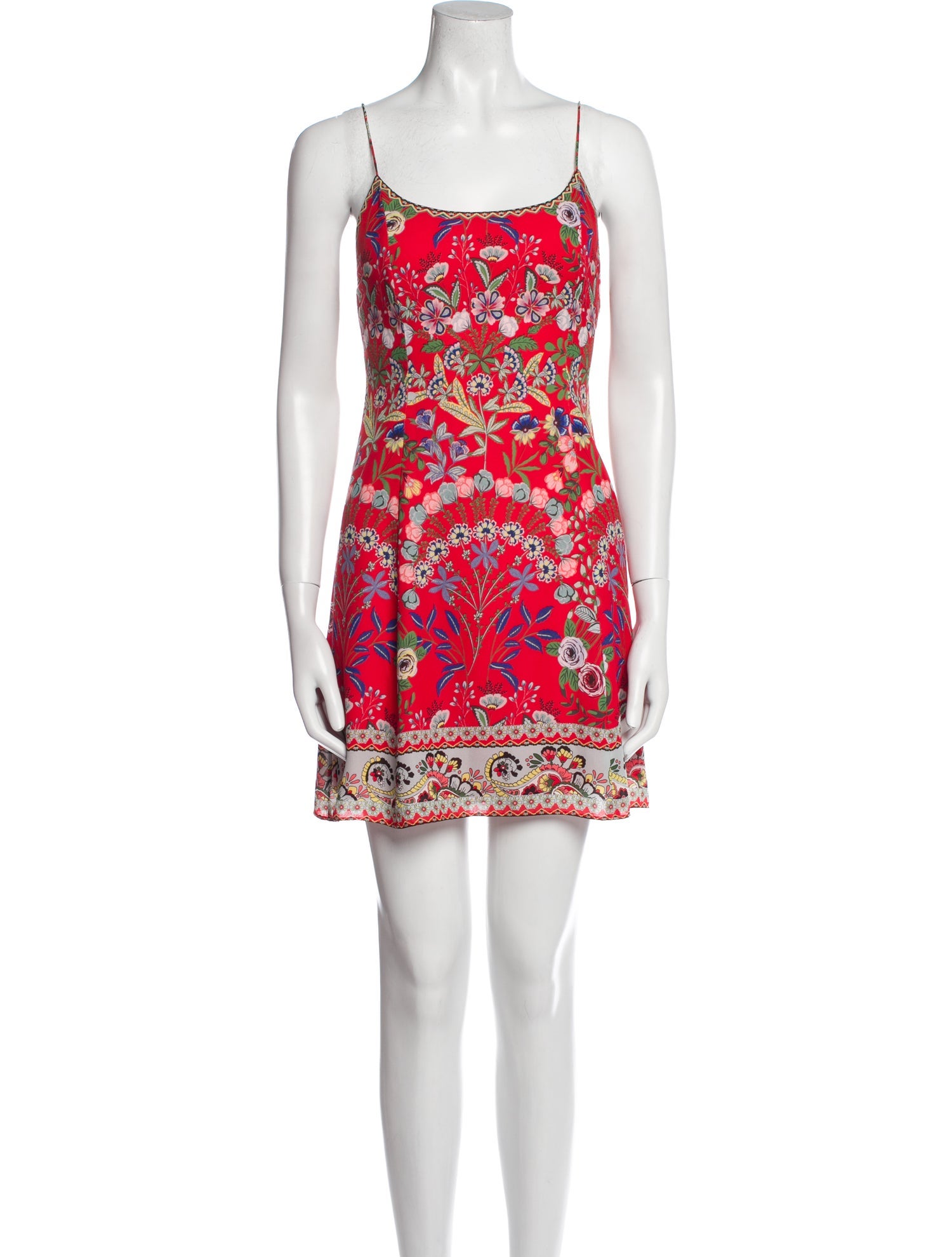 Alice + Olivia Floral Print Mini Dress