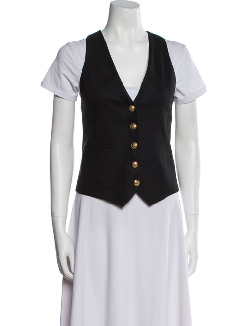 Alice + Olivia Linen Vest