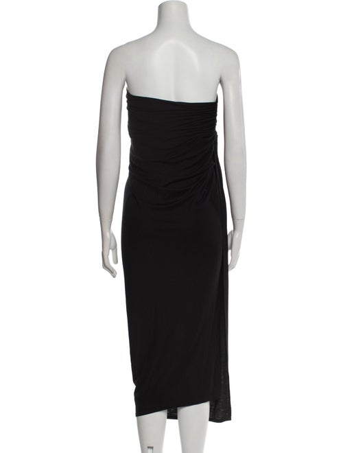 Alice + Olivia Strapless Midi Length Dress