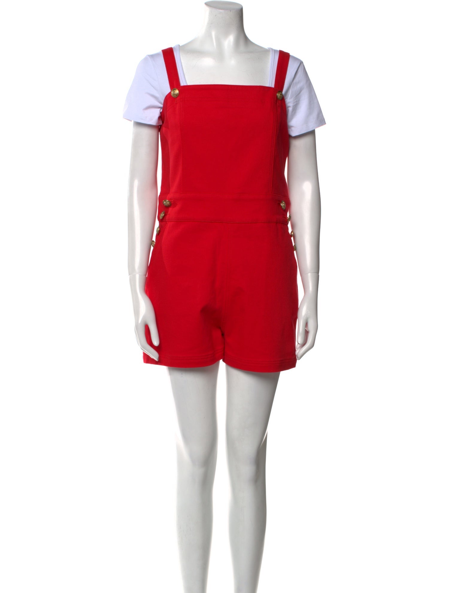 Alice + Olivia Square Neckline Romper