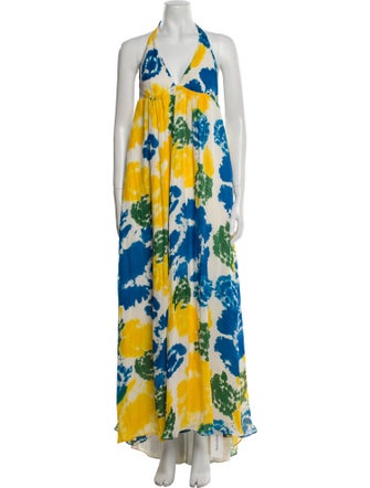 Alice + Olivia Silk Long Dress