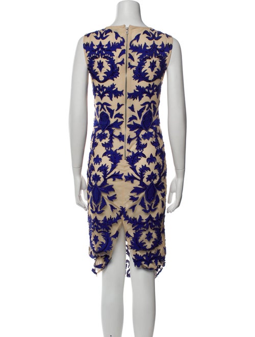 Alice + Olivia Floral Print Midi Length Dress