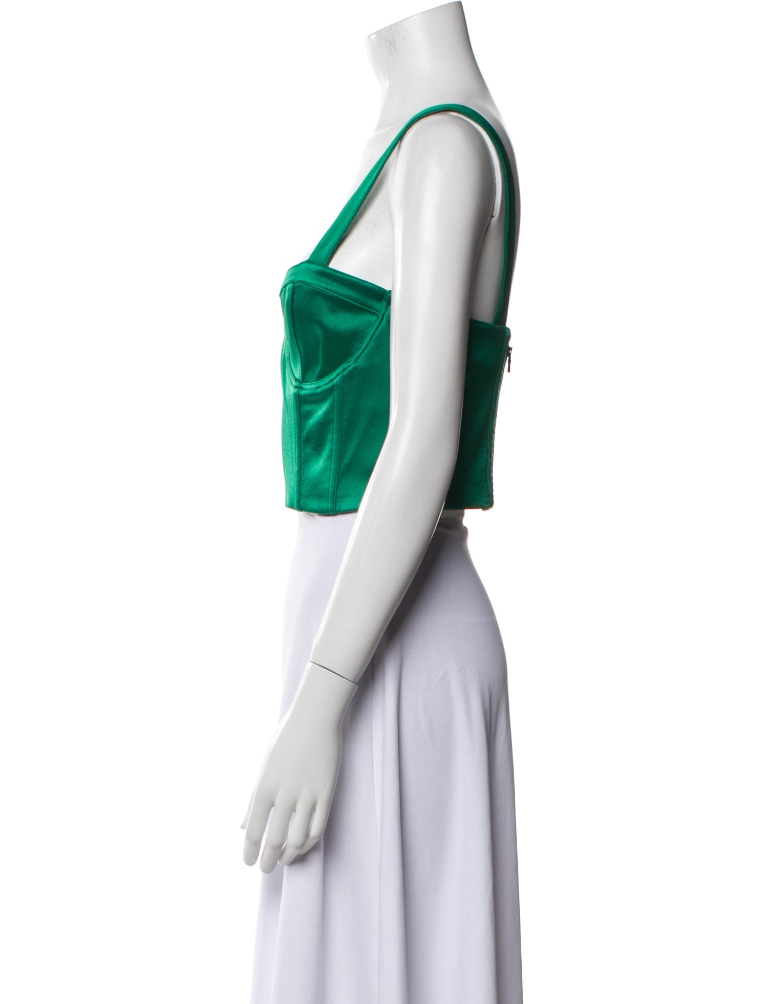 Alice + Olivia Square Neckline Sleeveless Crop Top w/ Tags