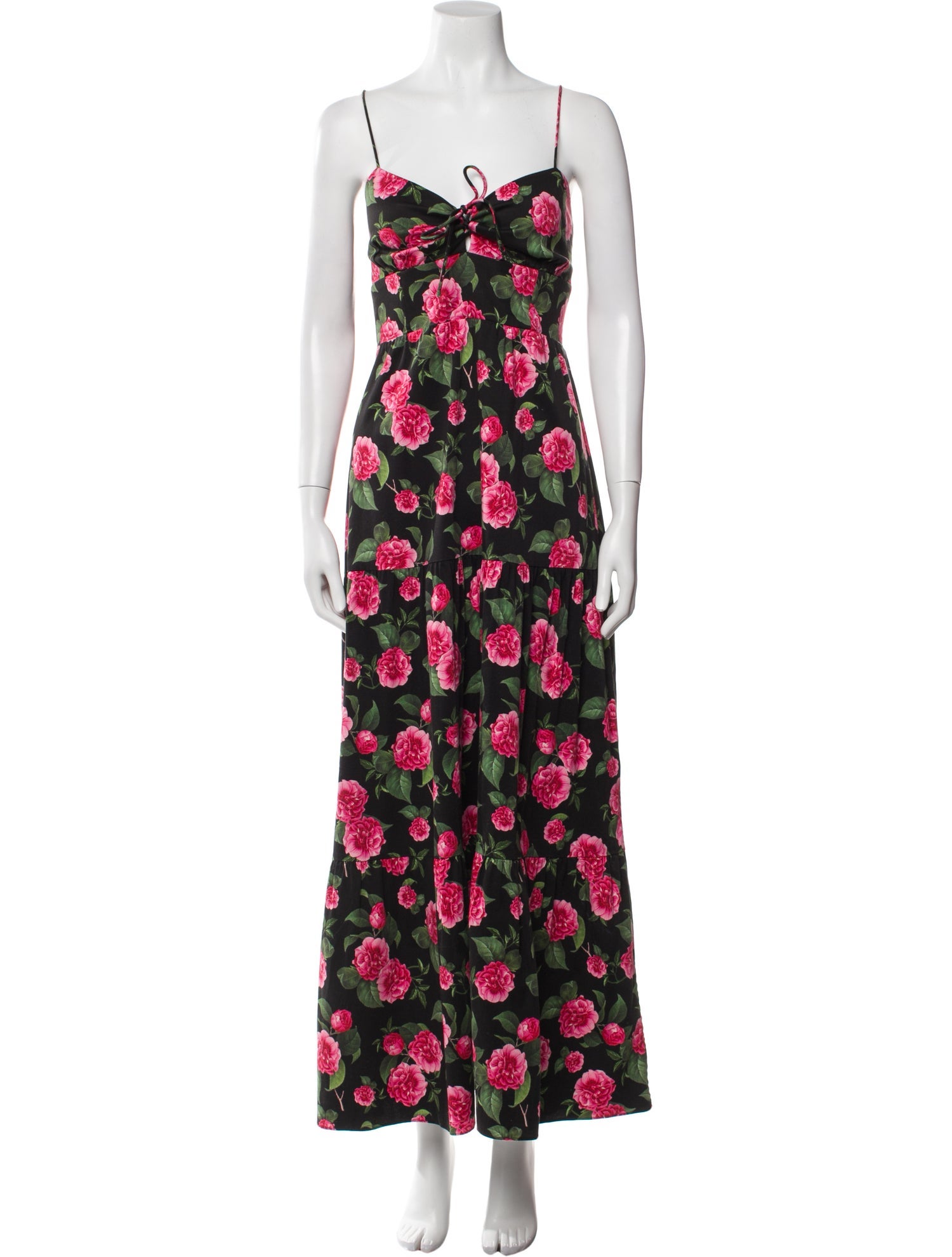 Alice + Olivia Floral Print Long Dress