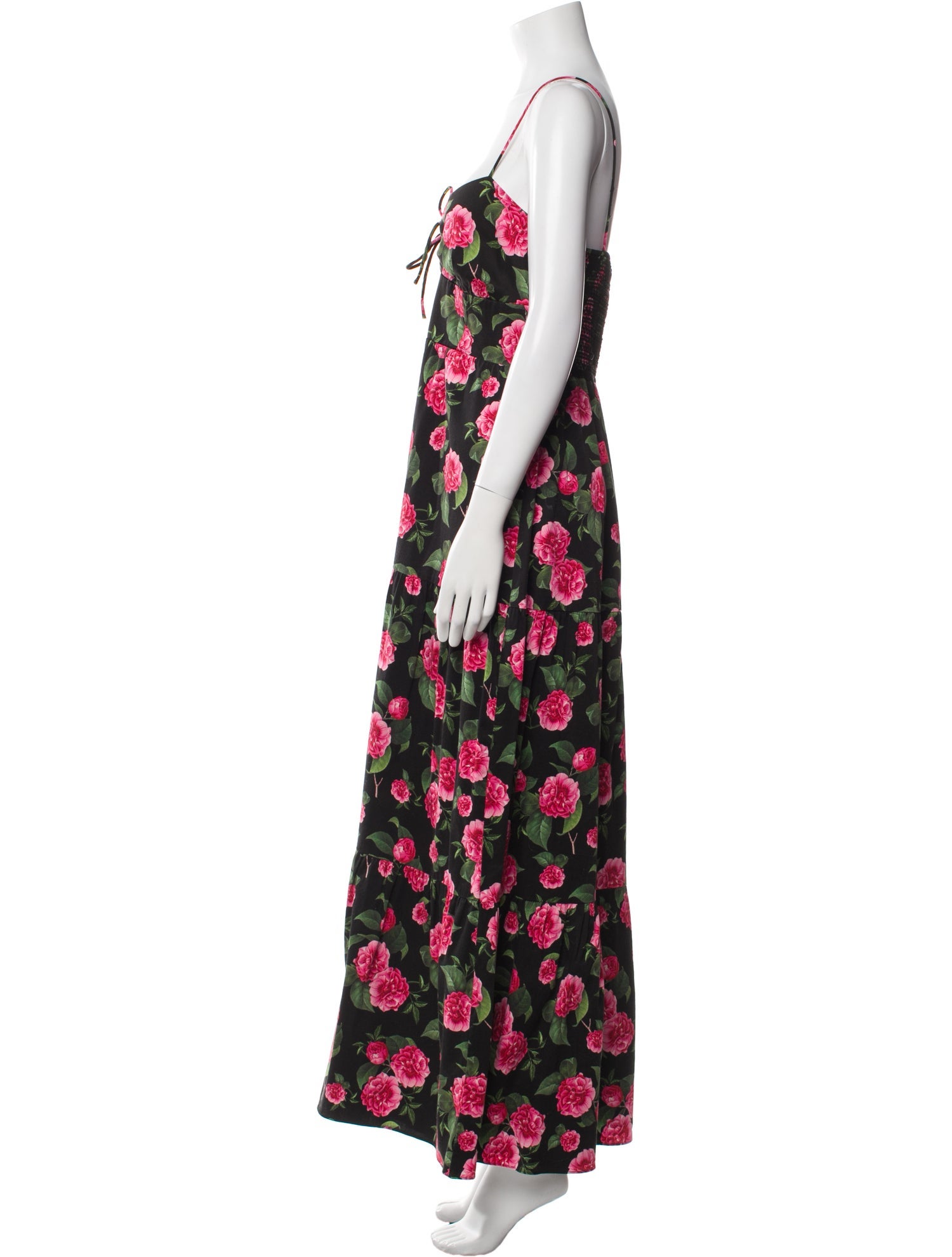 Alice + Olivia Floral Print Long Dress