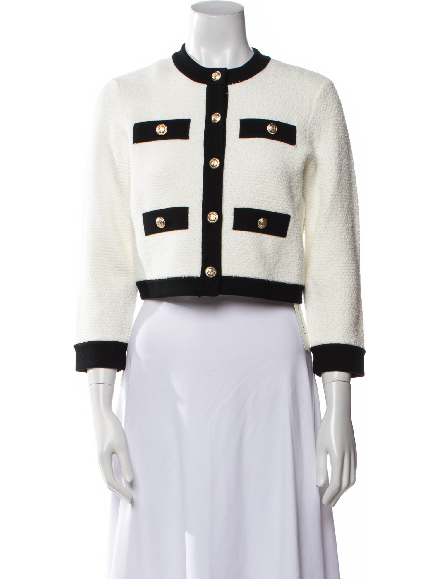 Alice + Olivia Colorblock Pattern Evening Jacket