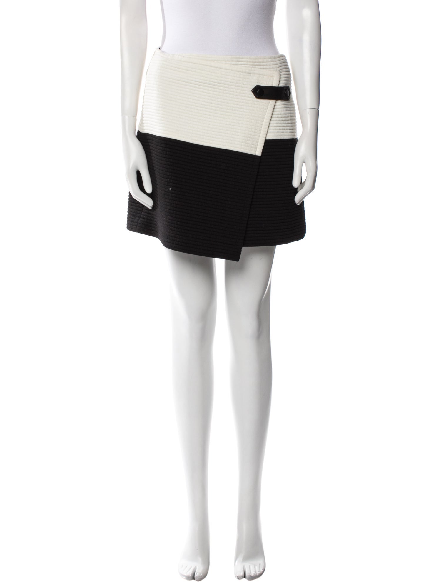 Alice + Olivia Colorblock Pattern Mini Skirt