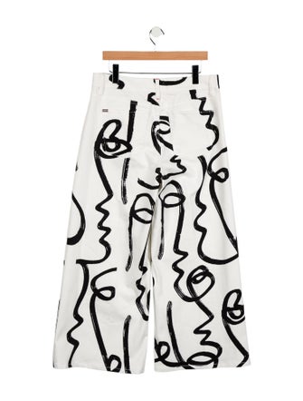 Alice + Olivia High-Rise Wide Leg Jeans