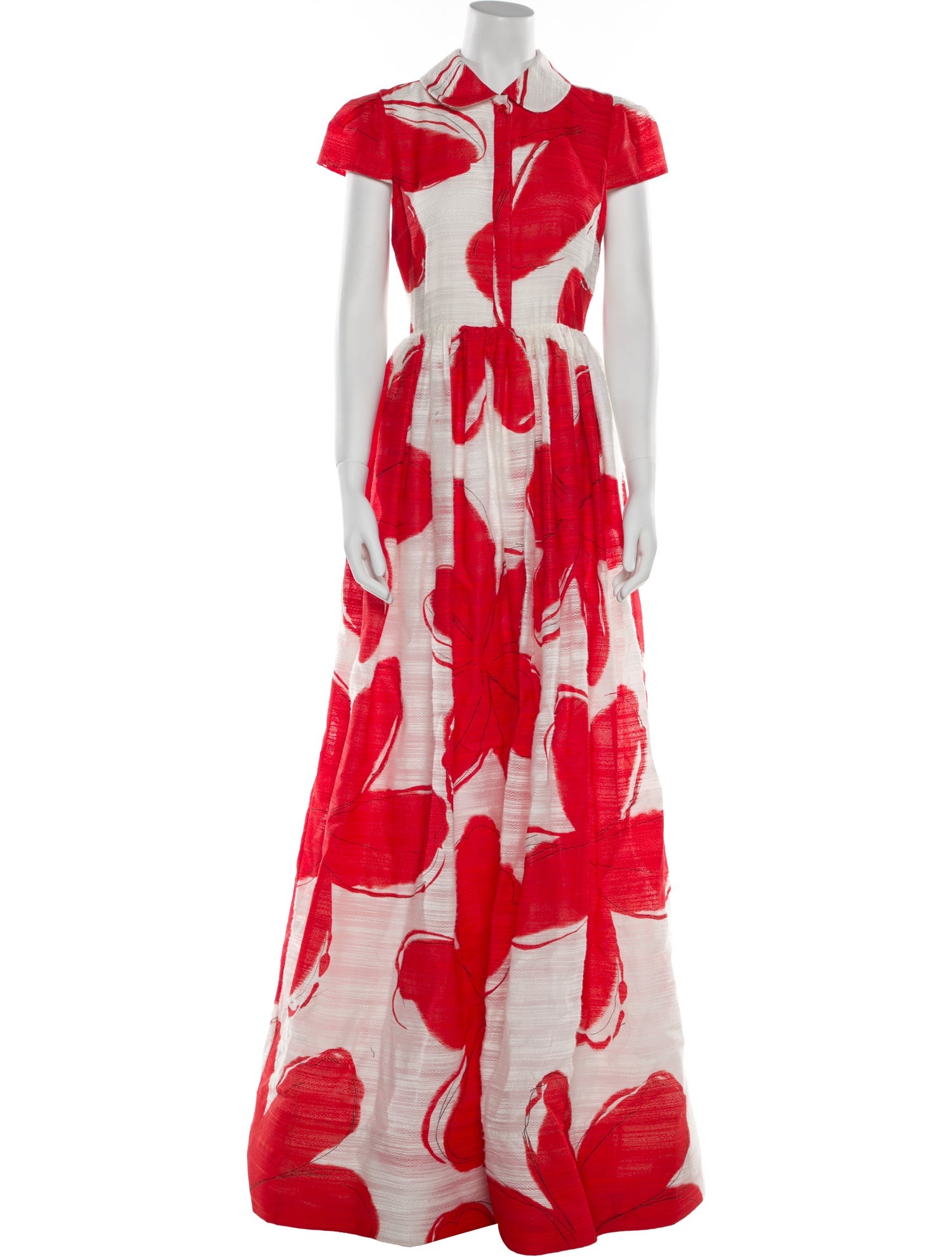 Alice + Olivia Printed Long Dress