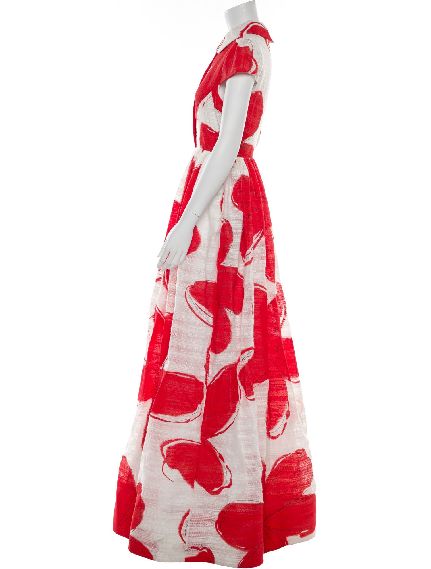 Alice + Olivia Printed Long Dress