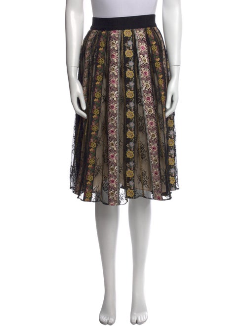 Alice + Olivia Printed Knee-Length Skirt