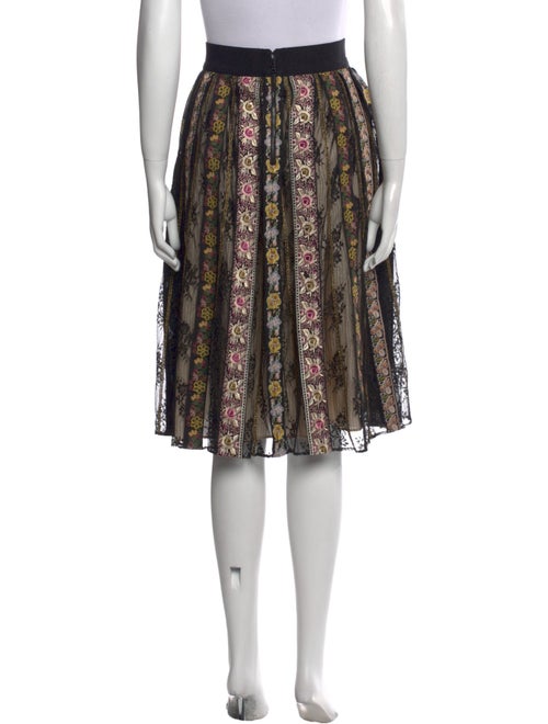 Alice + Olivia Printed Knee-Length Skirt