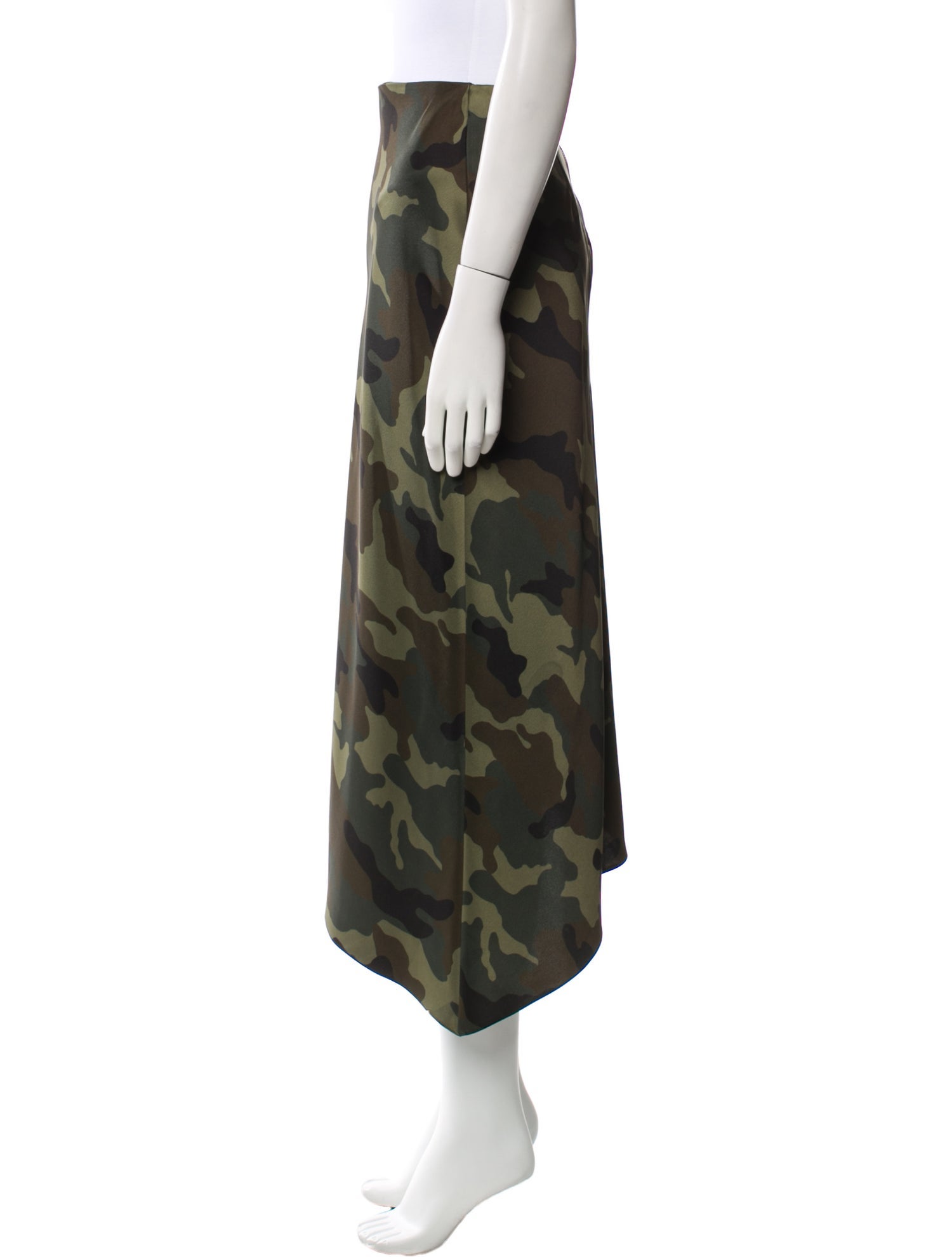 Alice + Olivia Camouflage Print Midi Length Skirt