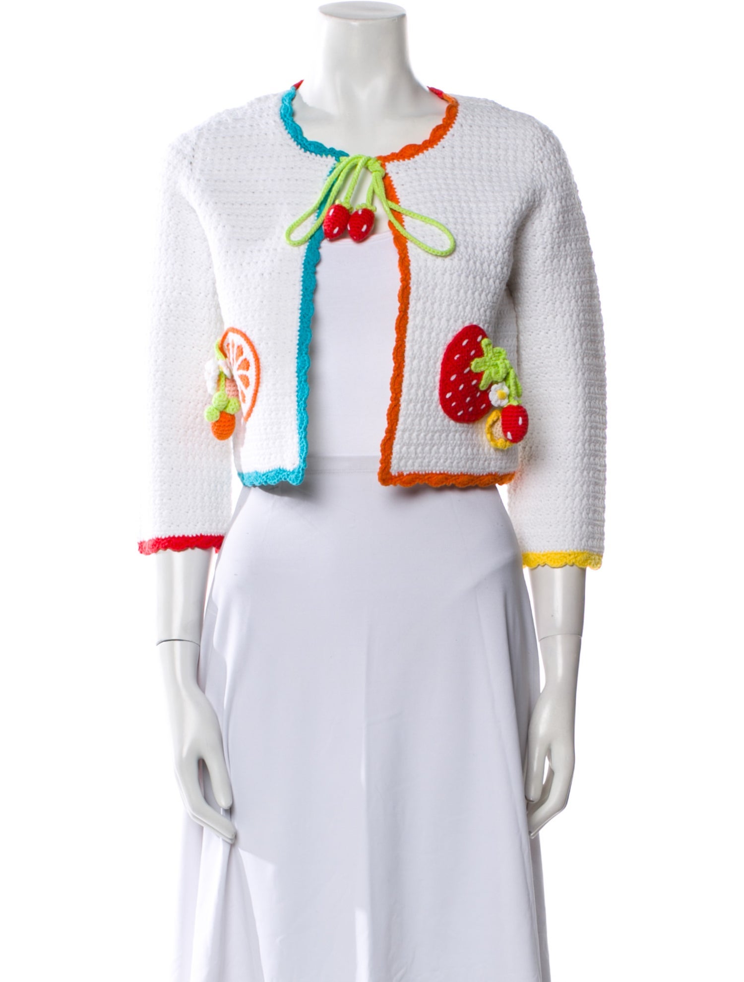 Alice + Olivia Printed Crew Neck Sweater w/ Tags