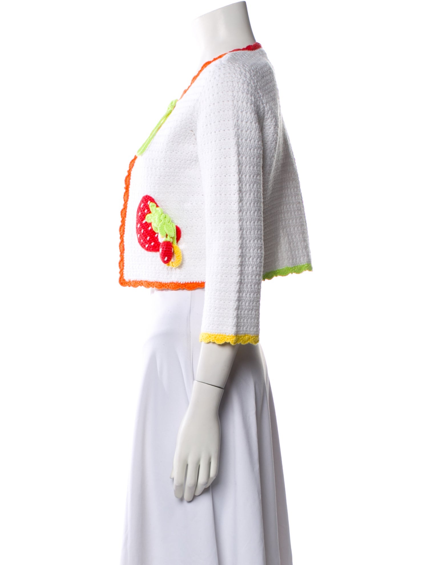 Alice + Olivia Printed Crew Neck Sweater w/ Tags