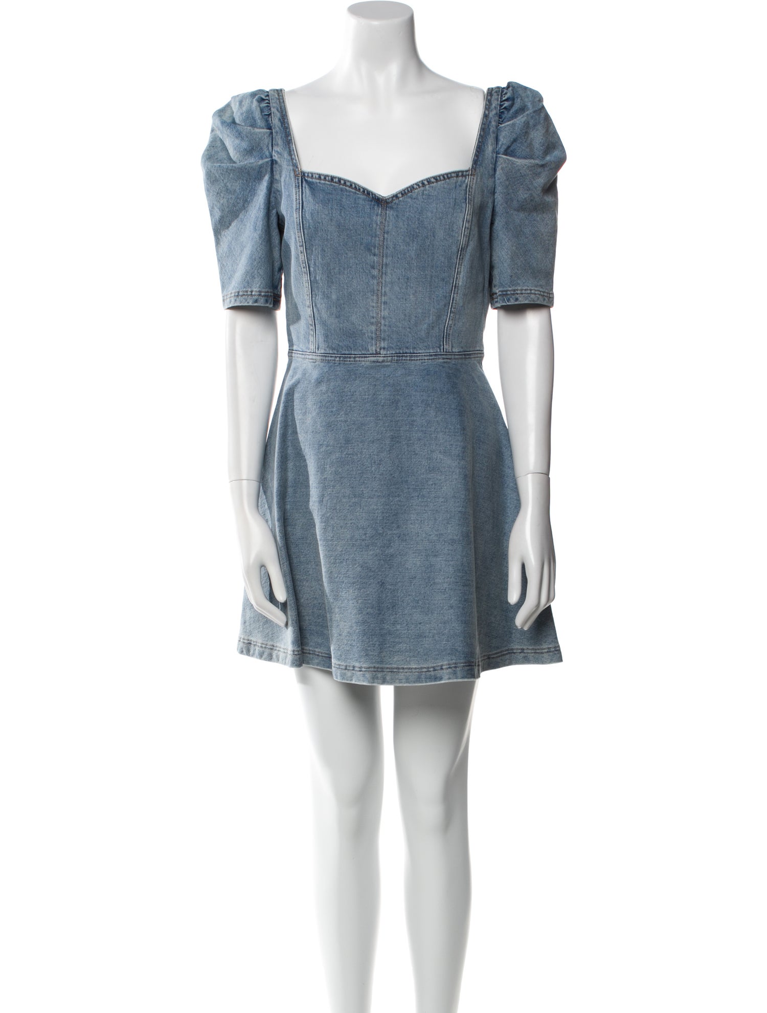 Alice + Olivia Square Neckline Mini Dress w/ Tags
