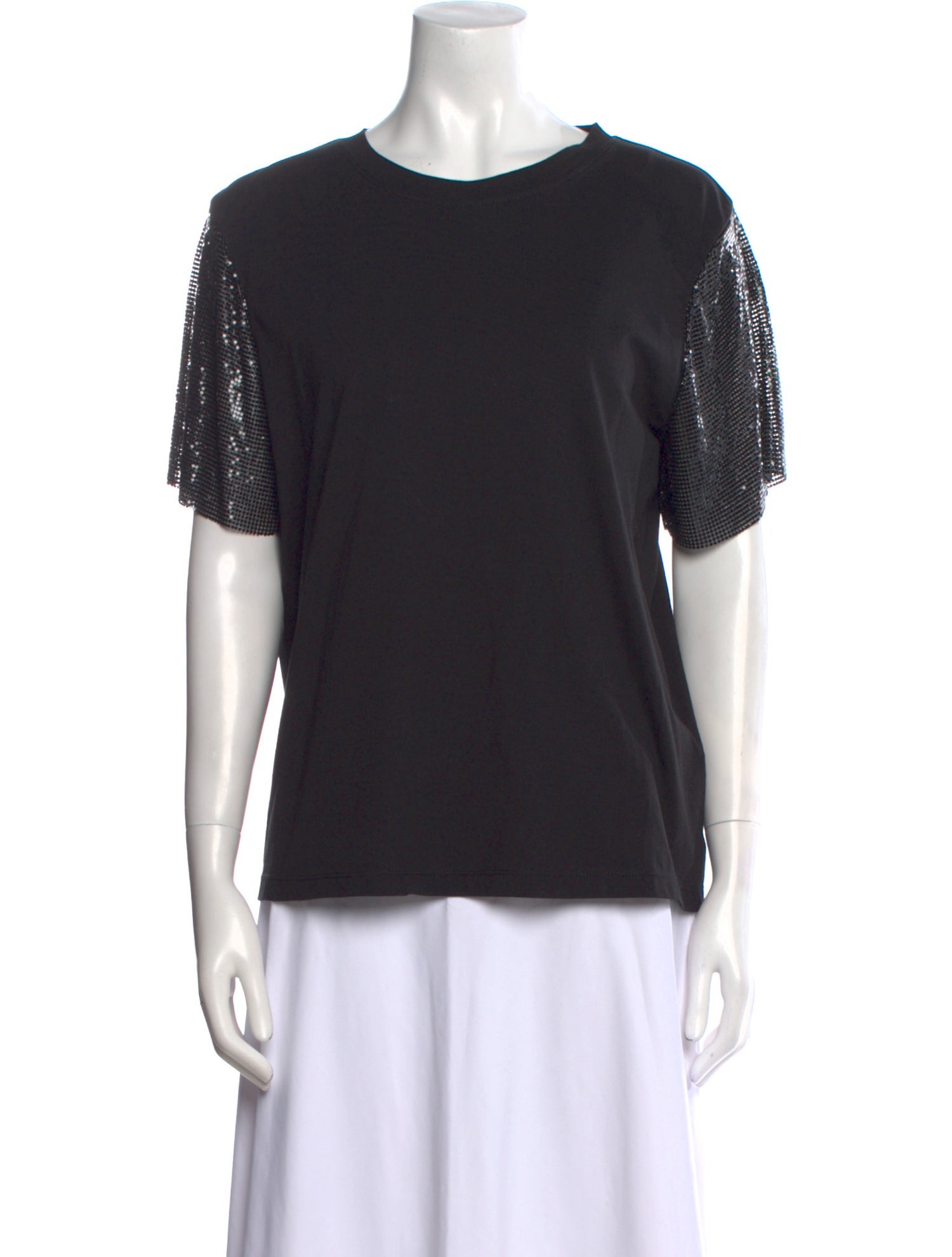 Alice + Olivia Crew Neck Short Sleeve T-Shirt