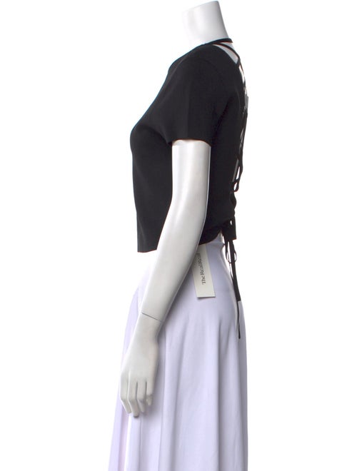 Alice + Olivia Crew Neck Short Sleeve T-Shirt