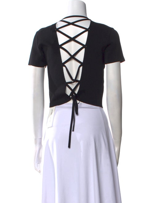 Alice + Olivia Crew Neck Short Sleeve T-Shirt